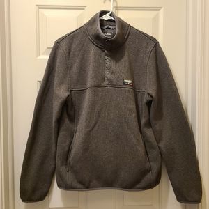 LL Bean Pullover Fleece Size Medium Regular